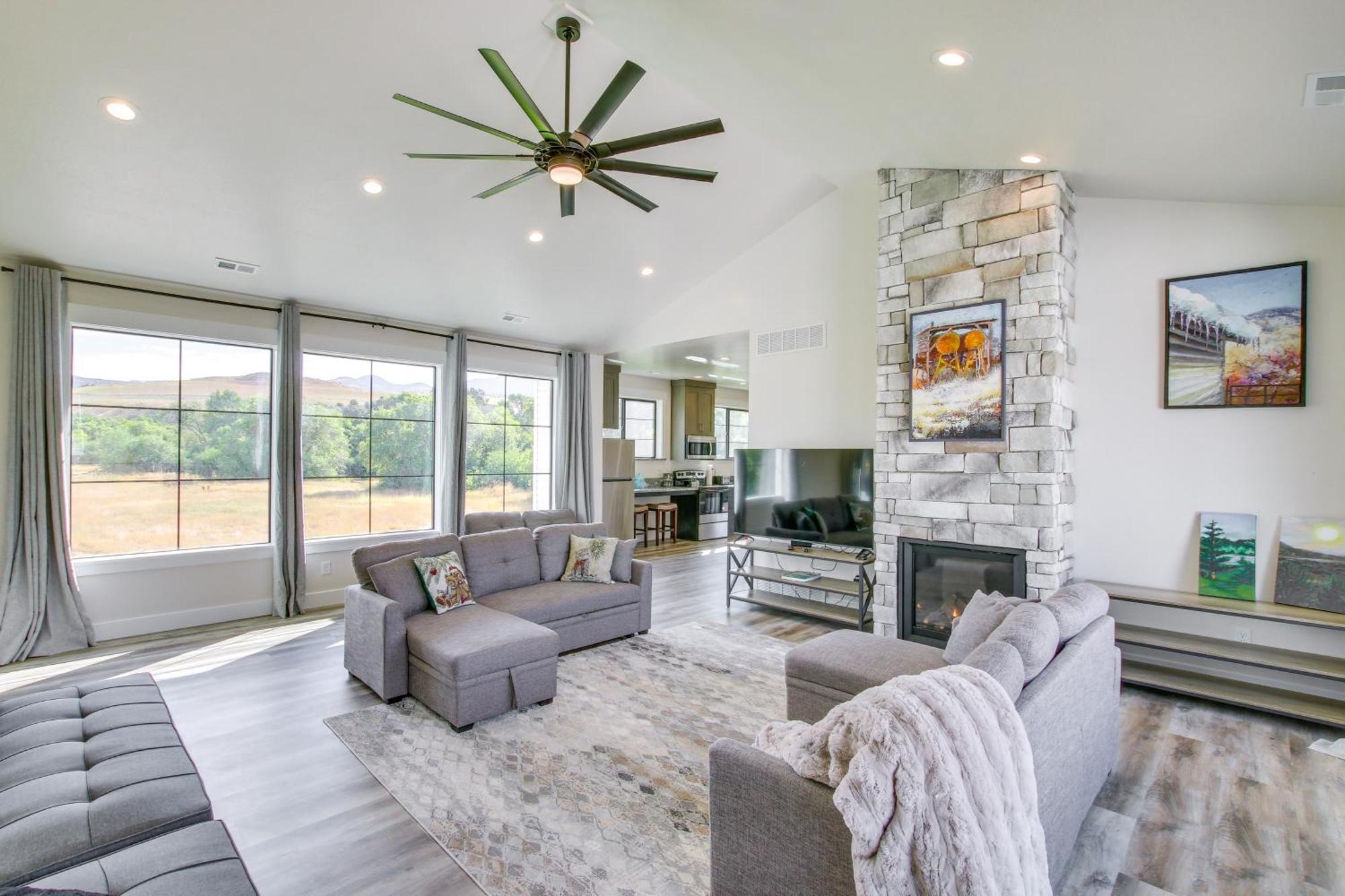 Spacious Idaho Home On Scenic Cub River! Preston Eksteriør bilde