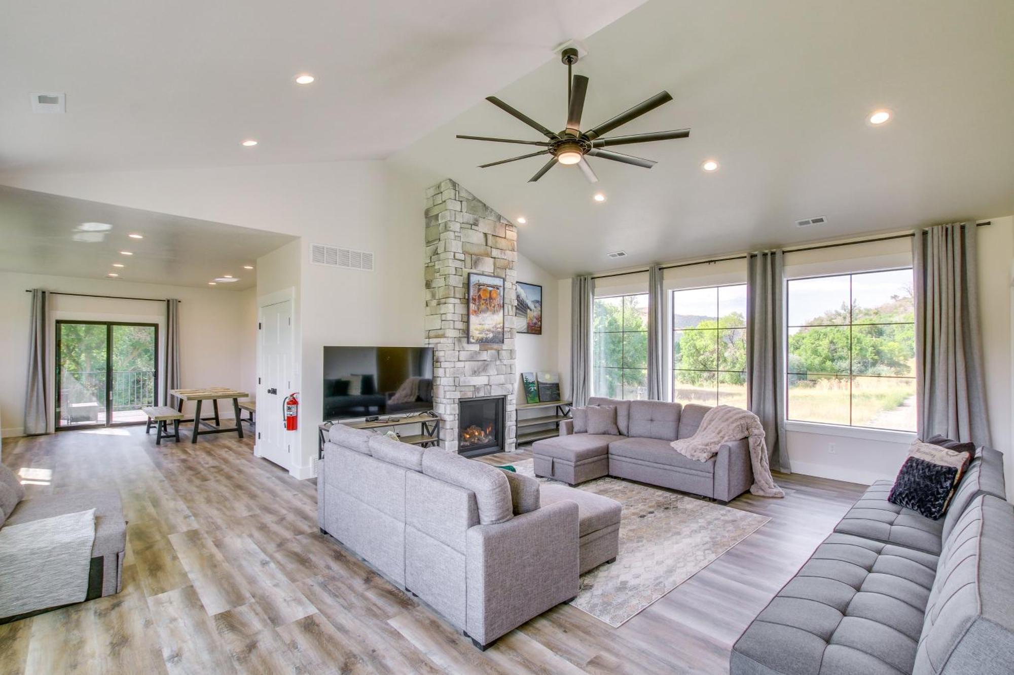Spacious Idaho Home On Scenic Cub River! Preston Eksteriør bilde