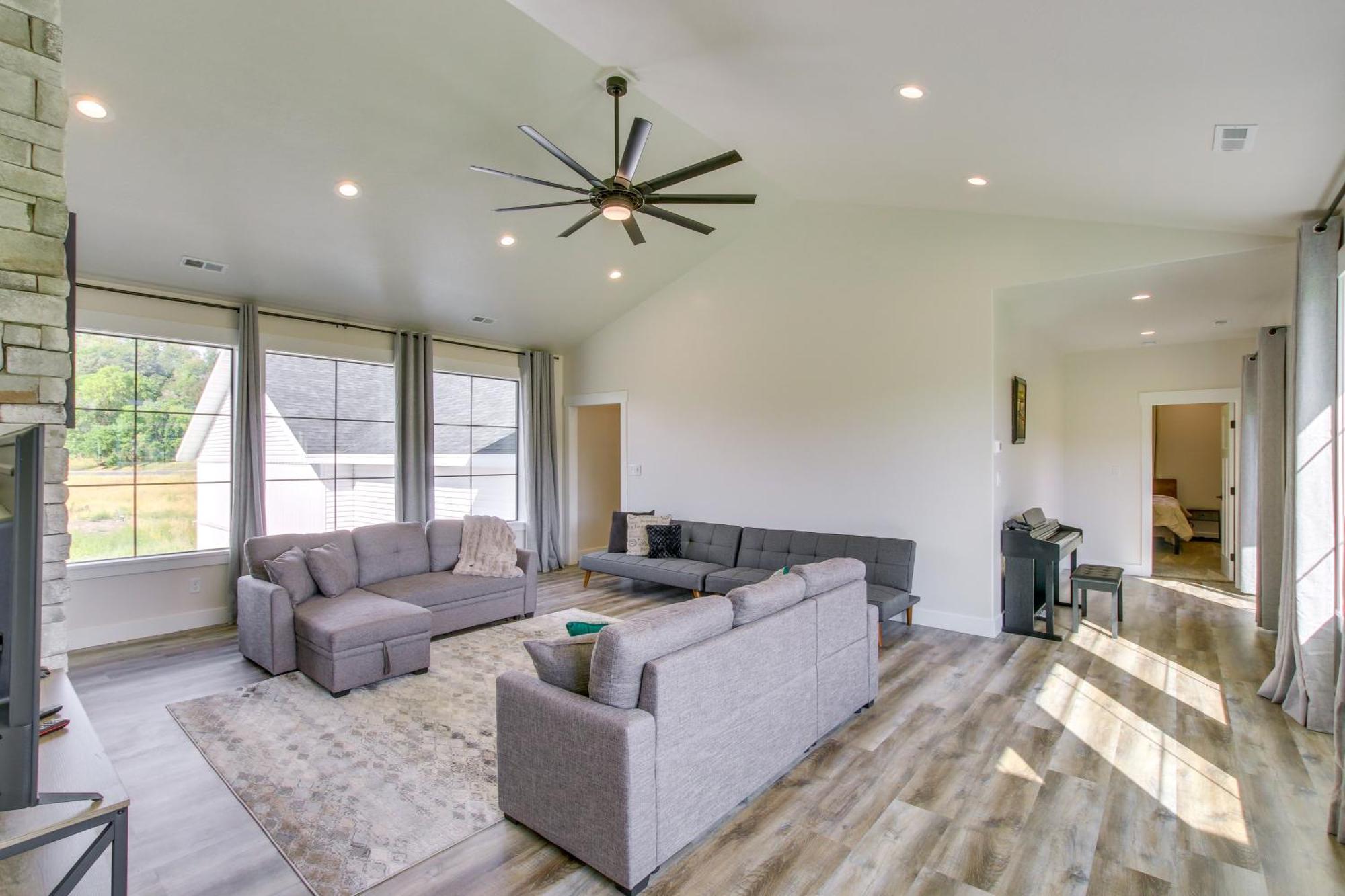 Spacious Idaho Home On Scenic Cub River! Preston Eksteriør bilde